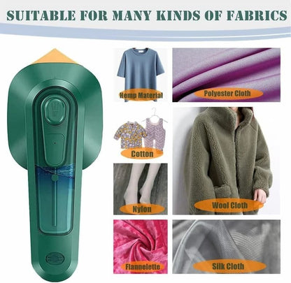 Portable Mini Handheld Steam Iron | Travel Clothes Steamer