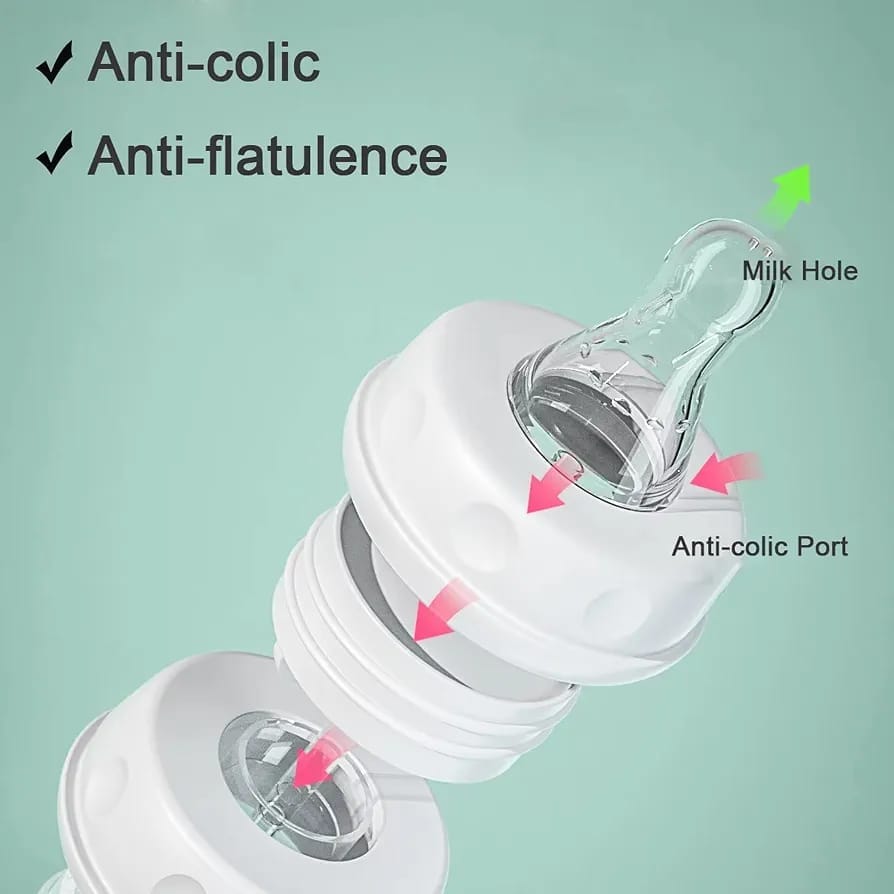Handsfree Baby Feeding Bottle 240ml with Flexible Tube | BPA-Free Self-Feeding Baby Bottle for Easy Travel & Daily Use