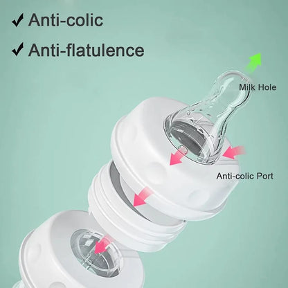 Handsfree Baby Feeding Bottle 240ml with Flexible Tube | BPA-Free Self-Feeding Baby Bottle for Easy Travel & Daily Use